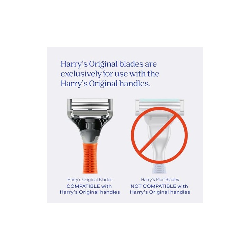 Harry's Recambios de cuchillas de afeitar, maquinillas de afeitar para