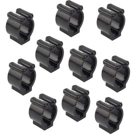 Alomejor Pool Sticks Holder Mini Snooker Cue Locating Clip Holder Plastic Billiards Accessories for Pool Cue Racks Set 10pcs