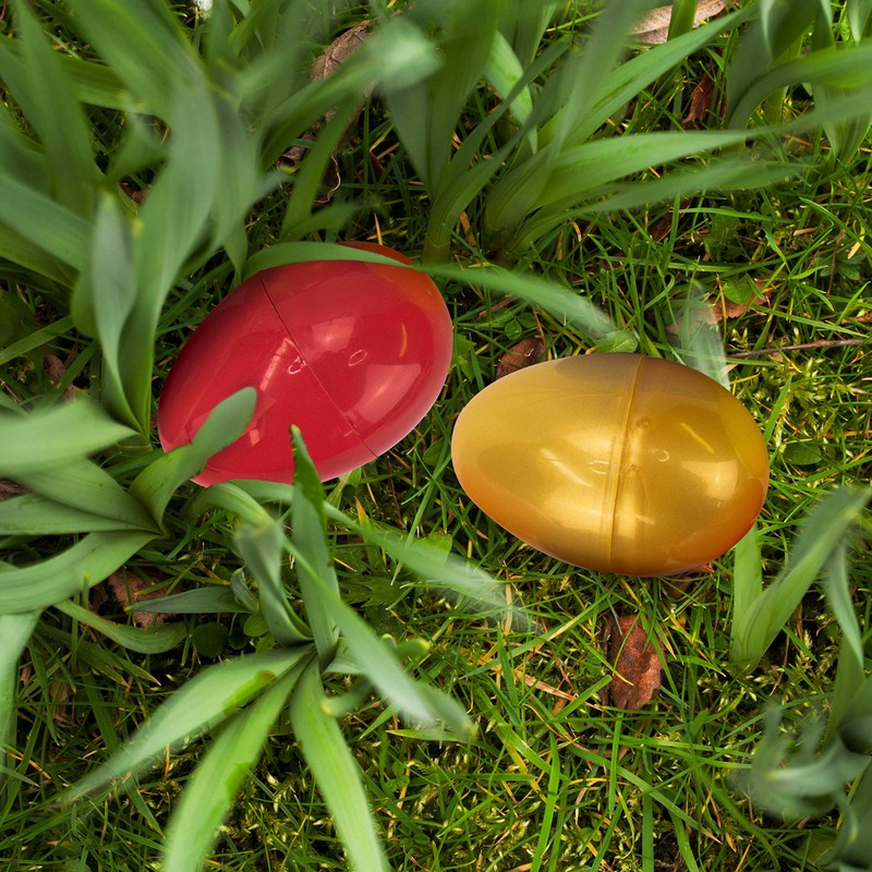 TRIXES Empty Easter Eggs Pack of 12 - Colourful -