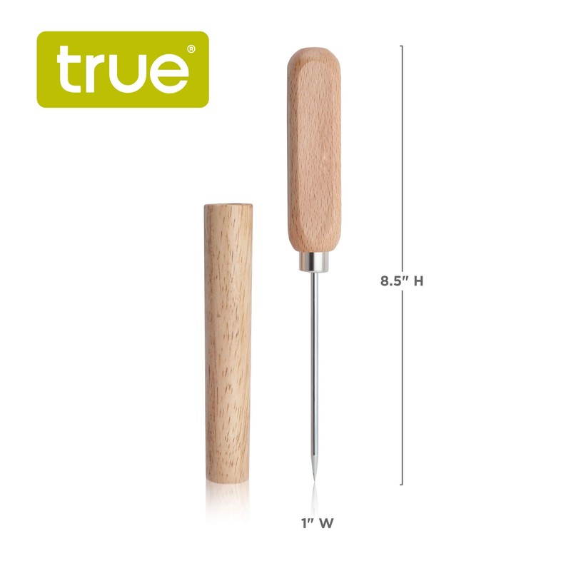 True Spike Stainless Steel Ice Pick Tool with Cover and