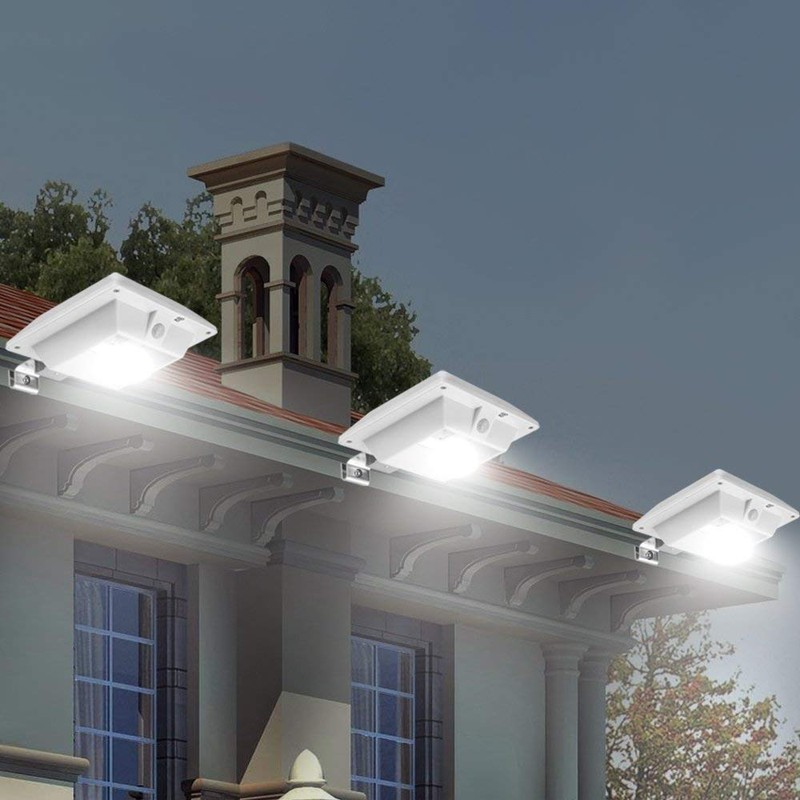 Hoshine Solar Powered Gutter Lights Outdoor (2 - Pack), 6