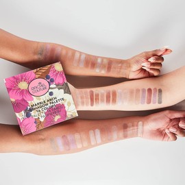 Rachel Couture Eyeshadow Palette with Natural Ingredients & Pure Pigments | Vegan & Cruelty-Free | Infused with Natural Botanical Extracts – 16 Colors - Marble Arch