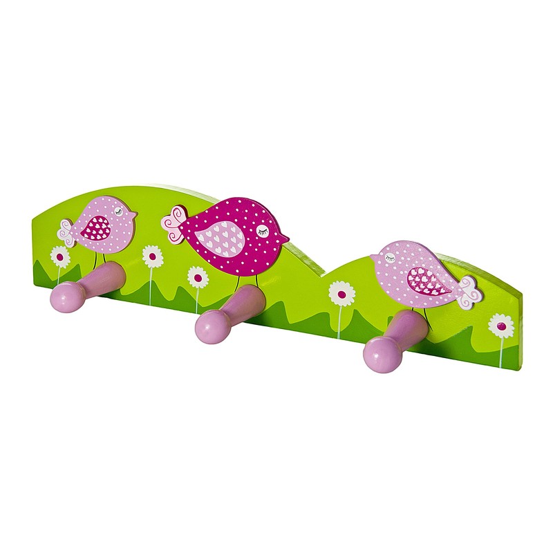 Mousehouse Gifts Pink Bird Coat Hook Wall Hook for Girls