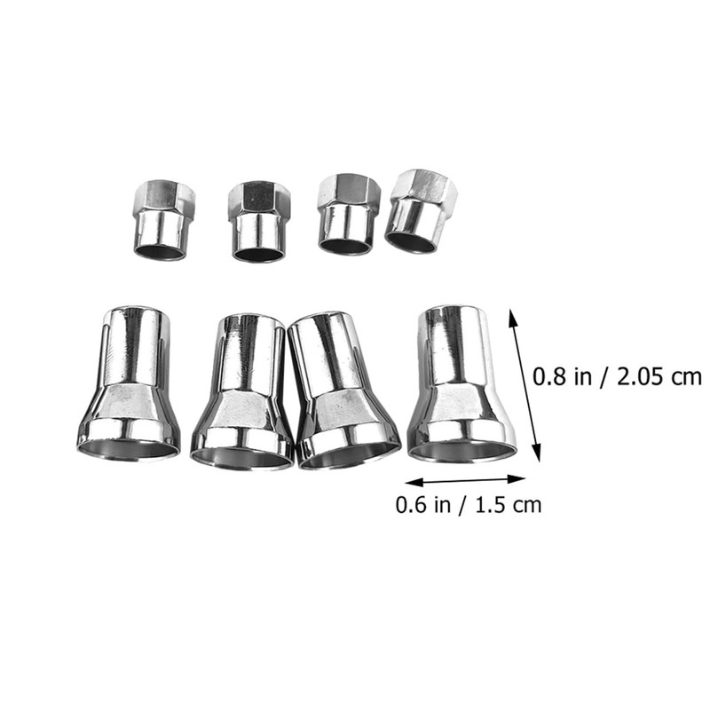 Mobestech Set of 8 tr413ac Decorative Caps Tire Valve Sleeve