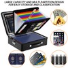 Fireproof Document Box with Fireproof Zipper, Hard Fireproof Safe Case