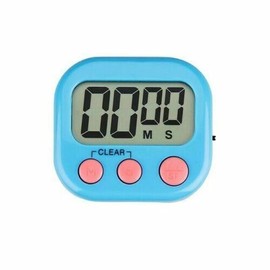 Digital Kitchen Timer, Magnetic Clock with Large LCD, Loud Alarm Stopwatch Count-Up & Count Down with Large LCD Screen Display Big Digits, Loud Alarm for Cooking, Shower, Bathroom, Kids