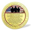 Glamtune US Military Veterans Creed Challenge Coin Thank You for