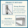 FlyGulls 2 Pack Folding Shelf Brackets Foldable Right Angle Brackets