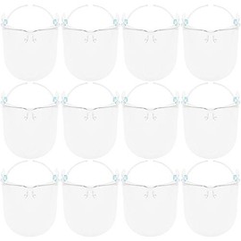 Zac's Alter Ego Pack of 12 Full Face Non Medical Shields on Visor Glasses