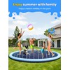 VISTOP Non-Slip Splash Pad for Kids and Dog, Thicken Sprinkler