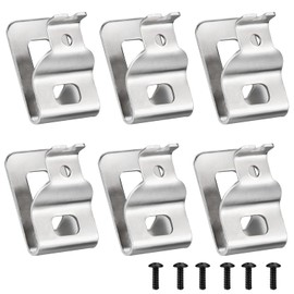 6 Pack Belt Clips for Dewalt Replacement Drill Tool Clips Hook Kit Fit Dewalt N268241 for 20V Power Tools
