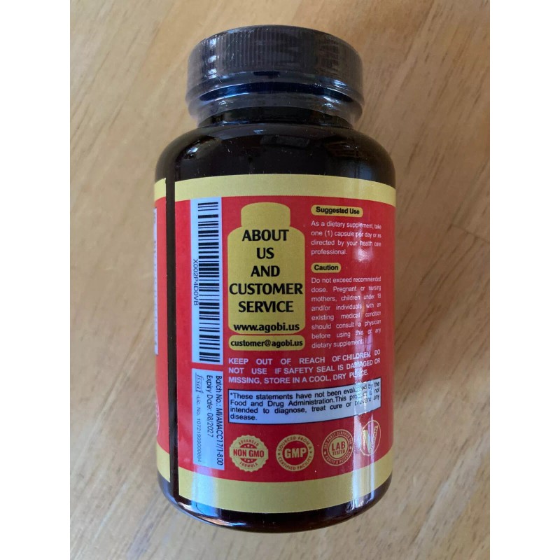Agobi 7in1 Maca Root 90 Capsules Energy, Performance, Mood &