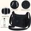TEUEN Nylon Crossbody Bags for Women Waterproof Lightweight Large Travel