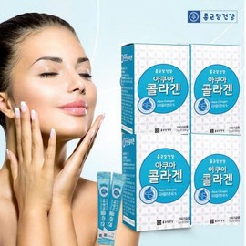 Chong Kun Dang Health Aqua Collagen Fish Collagen Powder Sticks 2g x 60 packets (4-month supply) / 아쿠아 콜라겐 피쉬콜라겐 분말 스틱 2g x 60포(4개월분)
