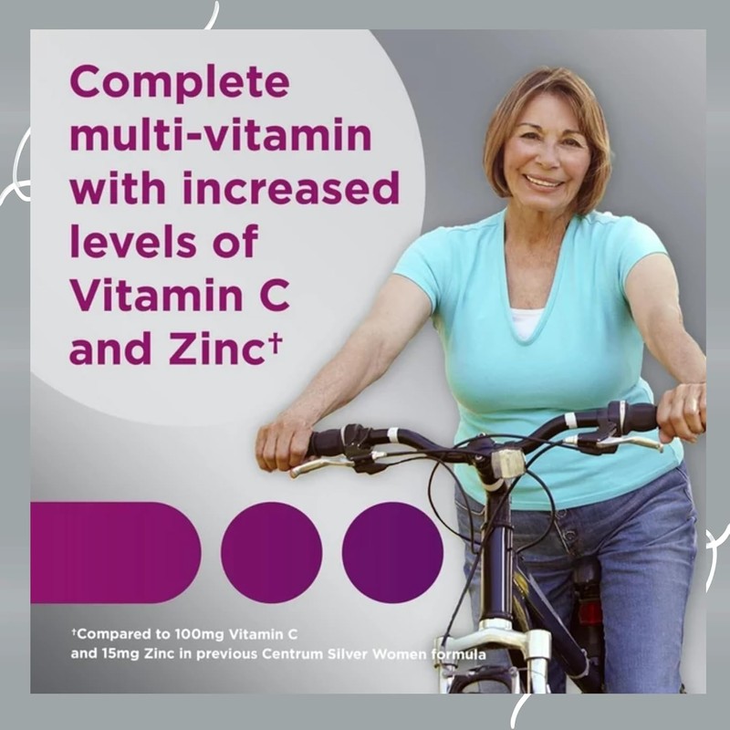 Generic Centrum Silver Womens 50 Plus Vitamins, Multivitamin Supplement, 200