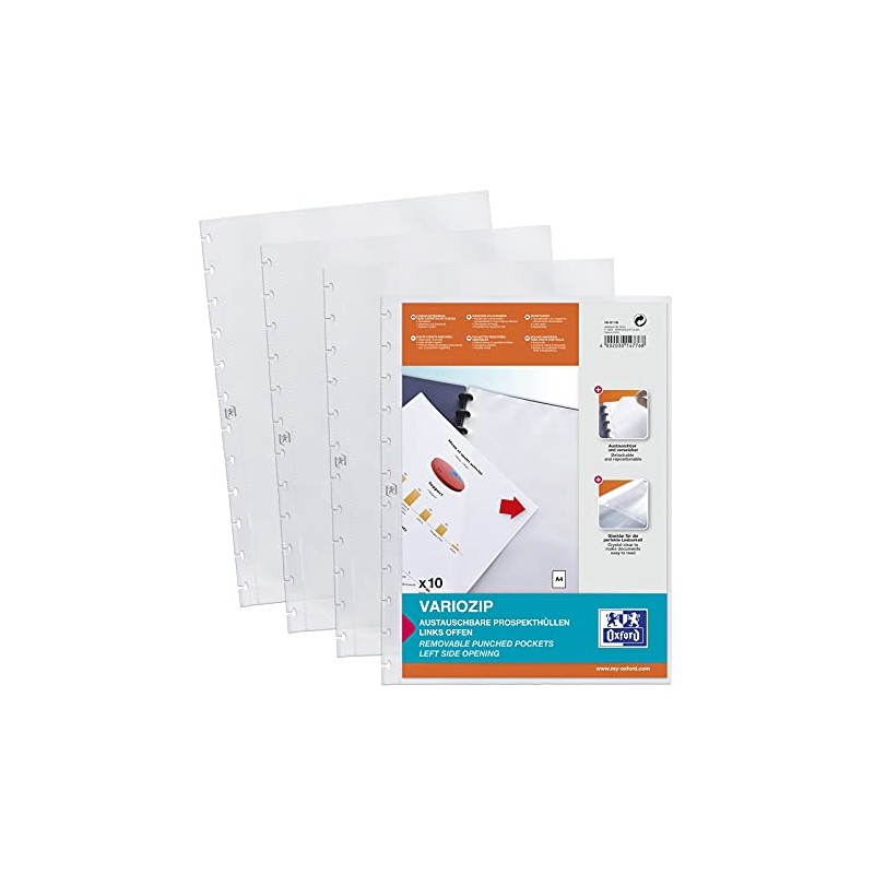 Elba ManageMe 74431 Document Sleeves A4 Polypropylene, 0.08 mm with