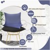 Gaveno Cavailia Luxury Non-Iron PERCALE Housewife Pillow Cases, Navy, Pillow