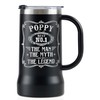 Onebttl Poppy Gifts Stainless Steel Beer Stein Tumbler, 24oz Beer