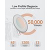Sunco 6 Inch Can Lights for Ceiling LED, Flat Recessed