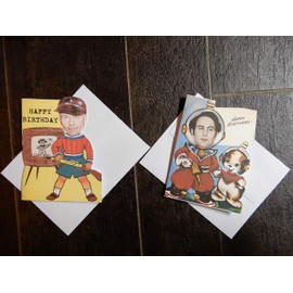 Vintage Serial Killer True Crime Birthday Card. Set of 8 with Envelopes.