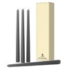 Pickood 10-Inch Tall Dripless Taper Candles Set of 4 -