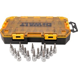 DEWALT Drive Bit Socket Set, 3/8" Drive, SAE/Metric, 17-Piece (DWMT73806) & Screwdriver Bit Set with Nut Drivers, 71-Piece (DWMT73808)