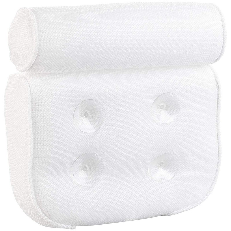 BadeStern Bathtub Pad: Mesh Bath Pillow with Suction Cups, 37