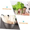 Zerodeko Stainless Steel Angled Vegetable Bowl Modern Buffet Serving Bowl