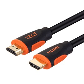 LZCT 4K High Speed HDMI Cable 60FT with Ethernet HDMI Cord V2.0 Support 4K@60Hz Ultra HD 2160P 3D ARC HDR (Length from 3' to 125') Dual Color Mould