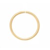 Gold 8mm stainless steel nose ring