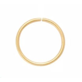Gold 8mm stainless steel nose ring