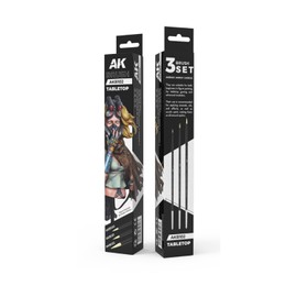 Tabletop Synthetic Brushes Set