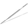 Gelspatel Doppel-Spatel, Salbenspatel, Doppelinstrument Edelstahl, Rostfrei, 17 cm