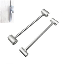 2PCS Door Hinge Adjustment Tool Double-Head Hinge Gap Adjusting Tool for Residential, Fire, Security Doors Flag Hinges(0.55-0.75In and 0.9-0.98In)