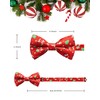 HISDERN Bow Tie Christmas Men's Pre-Tied Christmas Bow Tie and