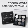 Smoky Grey Eyeshadow Palette Silver Glitter Cool-Toned Eye Makeup