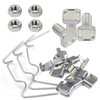 400Pcs Greenhouse Accessories Kit Stainless Steel Glazing Clip Fixing Clip