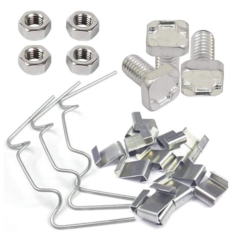 400Pcs Greenhouse Accessories Kit Stainless Steel Glazing Clip Fixing Clip