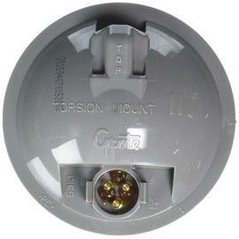 RoadPro RP-53102 Red Mail Pin SLD Light w/Grote Connector, 4.25 Inch