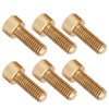 50Pcs Cap Hex Socket Screw Copper Fastener Hardware Tools Industrial
