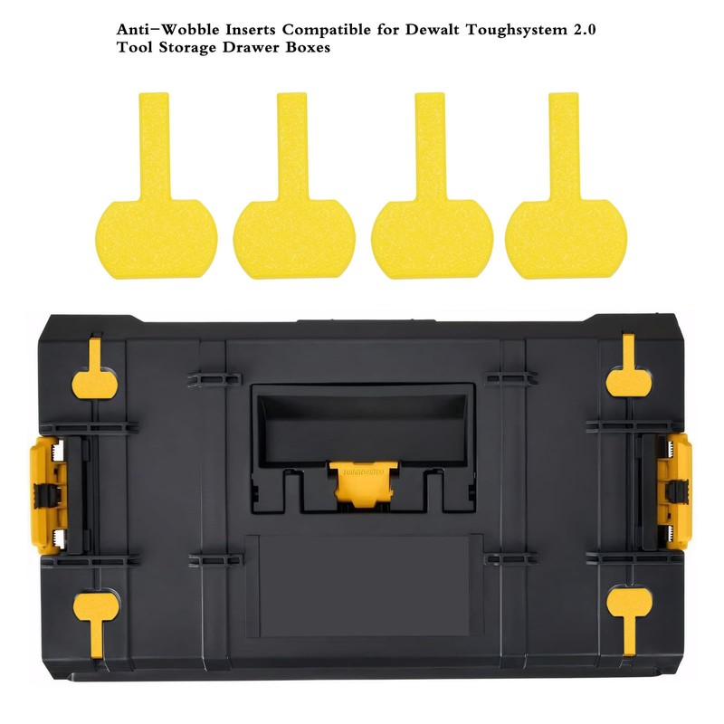 LUAATT Anti-Wobble Inserts Compatible for Dewalt Toughsystem 2.0 Tool Storage
