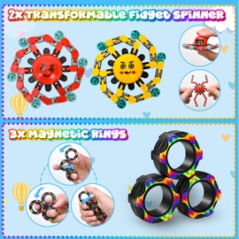 15 Pack Fidget Toys Bulk for Adults Kids, Figette Classroom Must Have Special Treasure Prize Box Tool Calm Down Quiet Sensory Autism ADHD Stress Anxiety Autistic School Gift Set Stocking Stuffer Kids