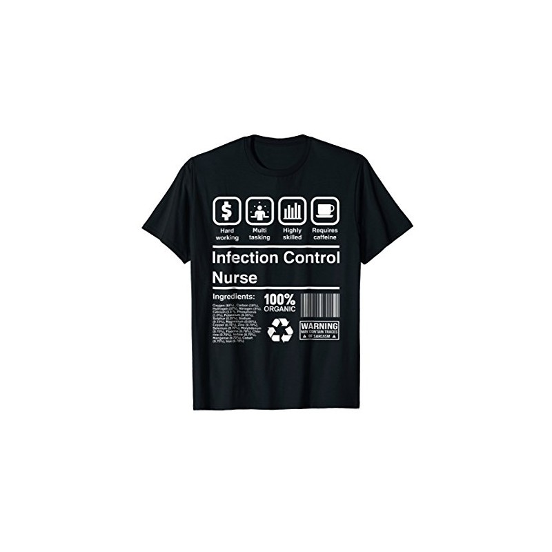 E-Z Apparel Infection Control Nurse T-Shirt Funny Gift Idea T-Shirt