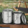 Ti artisan Titanium Pot Ultralight Titanium Cup Camping Cup Titanium