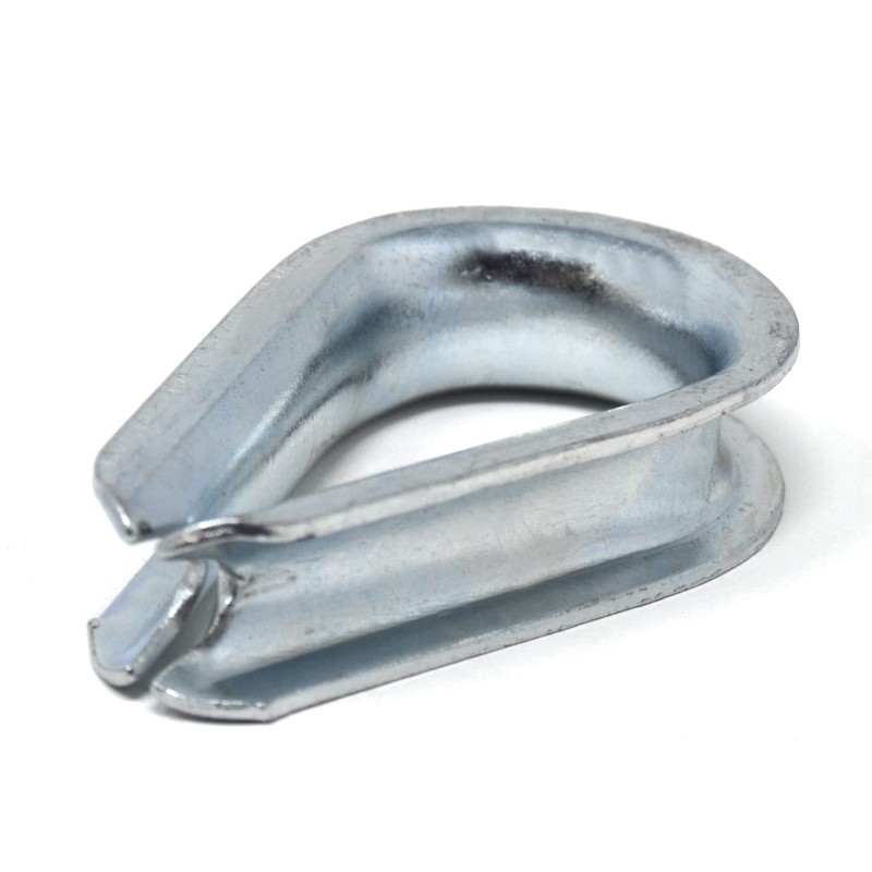 Design61 8 mm Wire Rope Thimble DIN65457 Galvanised Steel Set