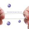 sourcing map 100 Pack Rubber Band Stretchable Elastic Band White