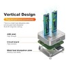 MAIWO K3016CL Dual-Bay M.2 SSD Docking Station with SD Express