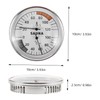 iplusmile Sauna Temperature and Humidity Gauge Dual Use Hygrometer for