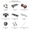 Electriduct Ceiling Mounting Installatin Kit, Fittings for Wire Cable Tray