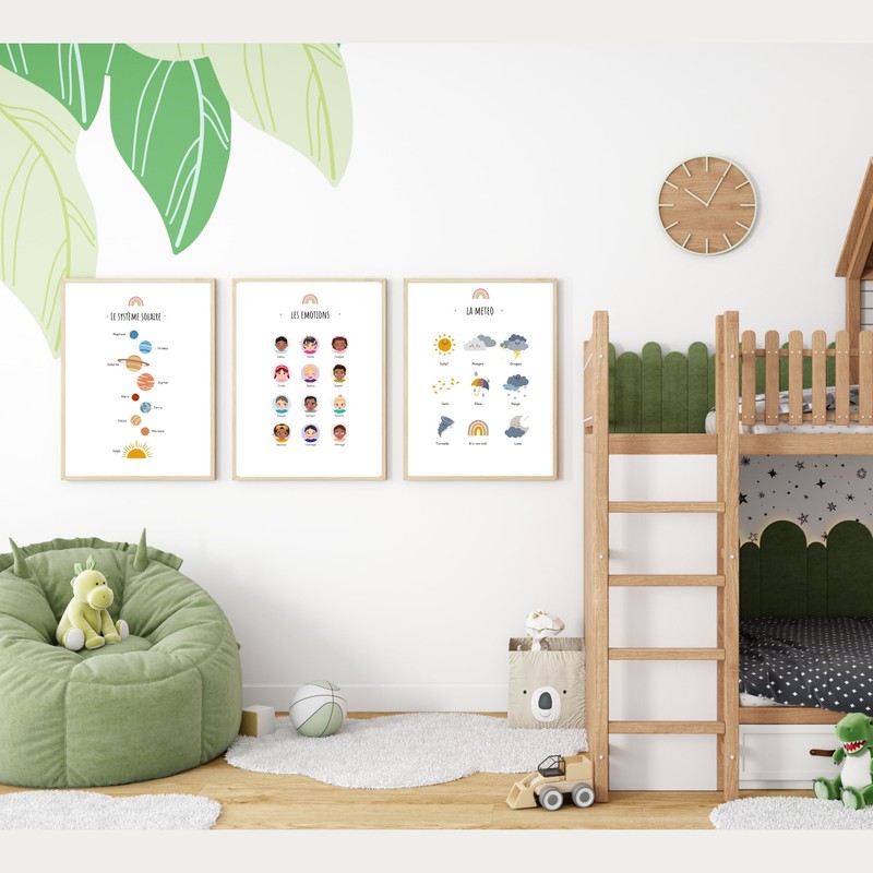 Emotions Educational Poster for Children – Poster (DIN A4) |